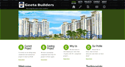 Desktop Screenshot of geetabuilders.in